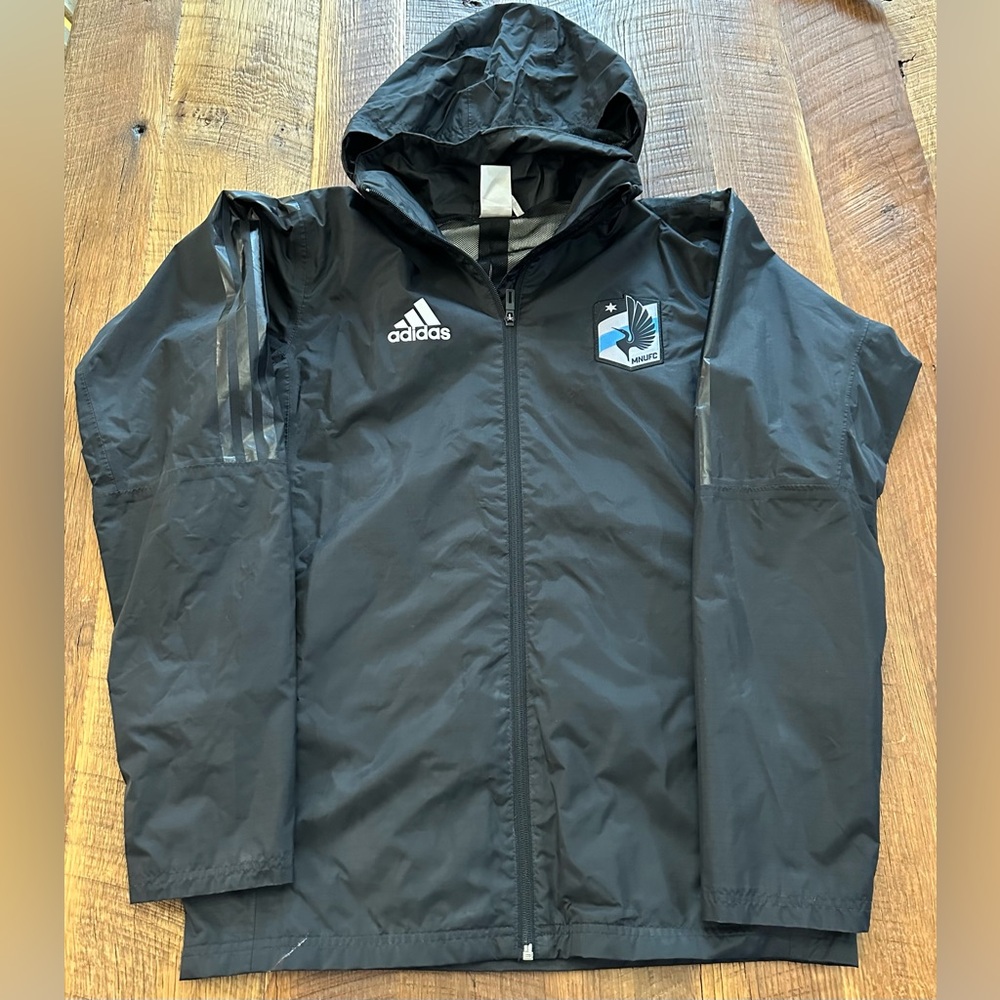 Adidas Tiro17 Storm Jacket Minnesota United FC Soccer (MNUFC) Sz S